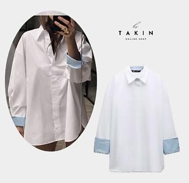 masimo dutti: Рубашка Zara Состояние отличное Размер XL оверсайз На 48-52 — 1