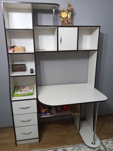 рабочий стол белый купить: Компьютерный стол Состояние 9 из 10 Белое дерево цвет грамотный — 1