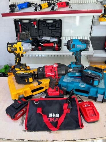 Аккумуляторный гайковерт, Новый, Самовывоз, Бесплатная доставка, Платная доставка