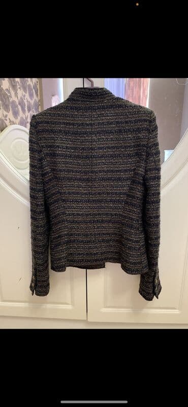 Прокат одежды: Пиджак, Твид, Стойка-воротник, Турция, S — 3