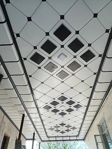 металлический лист: Потолки и навесные конструкции «туникафонд хизмати бардиґни жасаймиз» — 2