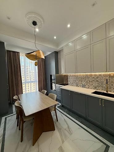 Продажа квартир: 2 комнаты, 80 м², Асанбай мкр Элитка, 9 этаж, Дизайнерский ремонт — 8