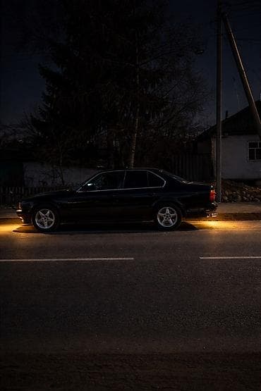 насадка на глушитель с подсветкой: BMW 5 series: 1992 г., 2 л, Седан — 3