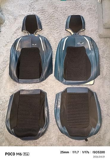 кожа кашолок: Чехлы Экокожа, цвет - Черный, Б/у, Самовывоз — 1