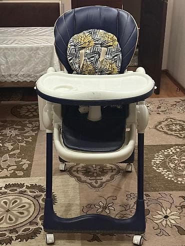 magic stick: Стульчик для кормления, Б/у, Другой бренд, Пластик, Другой вид, цвет - Синий, Самовывоз — 2