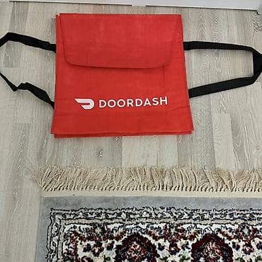 Аксессуарлар: Термосумка DoorDash для доставки еды - Вместительная прямоугольная — 6