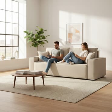 длинные диваны: Раскладной диван, Новый — 1