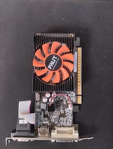 Стол компьютерлери жана комлектөөчүлөр: ПК үчүн видео карта, Palit, GeForce GT — 1