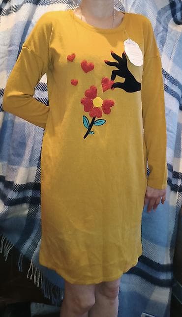 Платья: Повседневное платье, Лето, Вискоза, Платье-комбинация, 2XL — 7