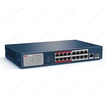 Коммутатор PoE Hikvision HiWatch Series HWS-0318P-135 - 16 портов
