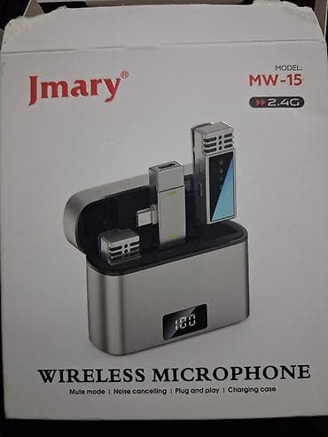 Микрофоны: Беспроводной микрофон Jmary MW-15 2.4 G.Цена 1300с. Отличный подарок — 4
