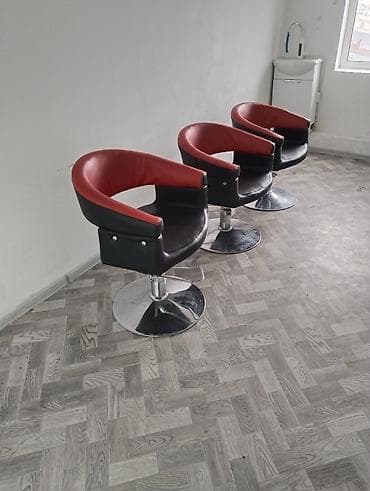 кресло барное: Парикмахерские кресла (набор из 3 шт.) - Профессиональные кресла для — 1