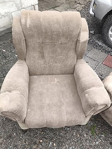 Кухонные мягкие уголки: Комплект мягкой мебели, Платная доставка, цвет - Бежевый — 4