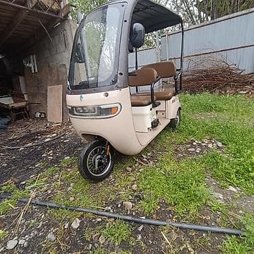 электрон скутер: Электрический трёхколёсный пассажирский трицикл (рикша) - Компоновка — 4