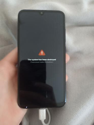 Redmi, Redmi 7, Б/у, 64 ГБ, цвет - Синий, 2 SIM — 2