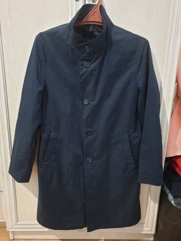 корейские вещи: Мужской плащ, 2XL, Новый, цвет - Синий, Бесплатная доставка — 2