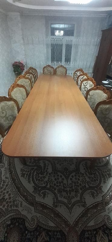 бу кухоный: Гарнитур для зала, Стул, Дерево, цвет - Коричневый — 2