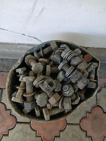 болт гайка: Болты, гайки и шайбы крупного размера — оптом, в ведре Описание: - — 2