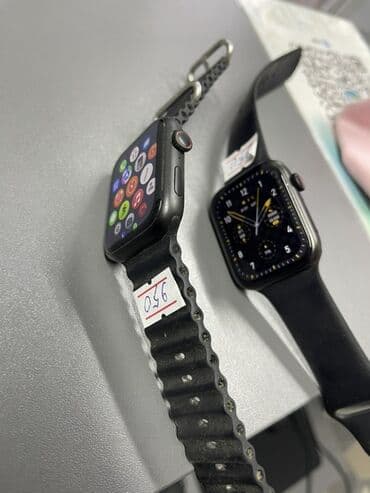 Смарт-часы (2 штуки) в стиле Apple Watch с квадратным корпусом и