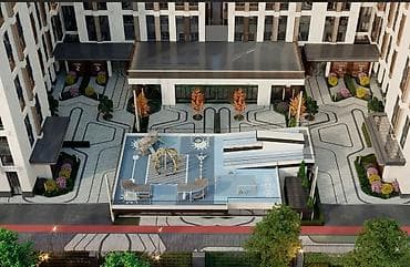 квартира роял: 1 комната, 53 м², Элитка, 8 этаж, Готовая ПСО (под самоотделку) — 8
