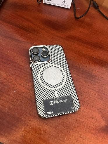 IPhone 13 Pro, Б/у, 128 ГБ, Sierra Blue, Чехол, 100 %