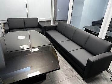 мебельные: - Журнально‑переговорный стол с крупной овально‑прямоугольной — 2