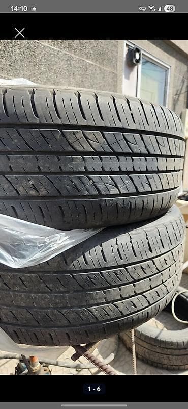 Шины 235 / 55 / R 19, Лето, Б/у, Комплект, Легковые, Корея, Kumho