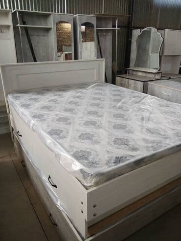 новые кровати: Односпальная кровать, Новый, С матрасом, длина - 190 см — 12