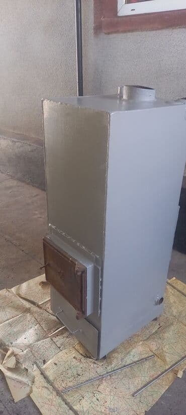 печ на отработке: Продаю Б/У кател для правого отопления.высота 1м.ширина 35 см.длинна — 1