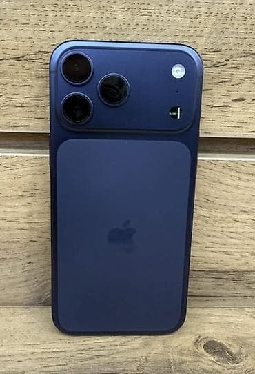 nokia c5: IPhone 17 Pro Max, Б/у, 256 ГБ, Синий, Коробка, 100 % — 1
