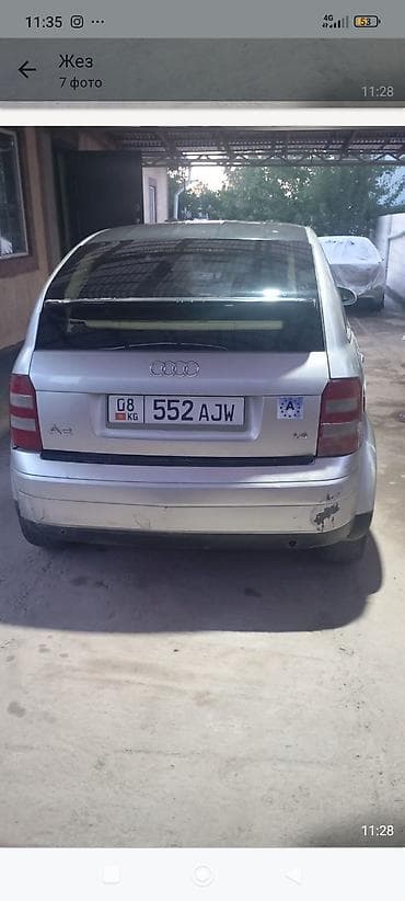 авто компании: Audi A2: 2000 г., 1.4 л, Механика, Бензин, Хэтчбэк — 1