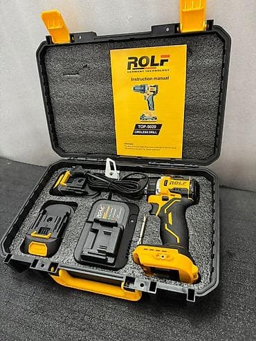 snap on: Аккумуляторная дрель‑шуруповёрт ROLF TOP‑5020 (Germany Technology) — 5