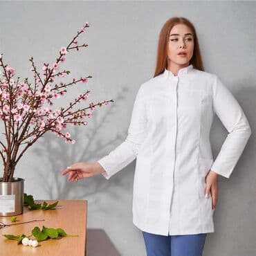 аренда костюм: Медицинский халат 🇰🇬 Ткань габардин Ткань тиси Ткань хб Медицинский — 2