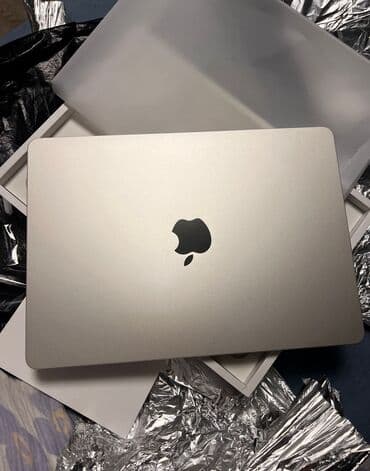 Ноутбук, Apple, 8 ГБ ОЗУ, Apple M2, Б/у, Для работы, учебы