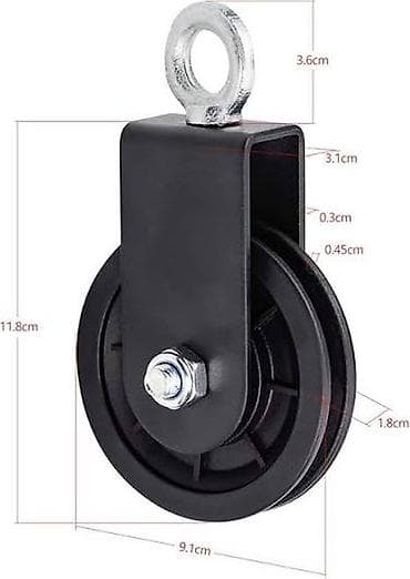 бинокл 8 30: Роликовый блок с проушиной (подвесной шкив) Описание: - Одинарный — 1