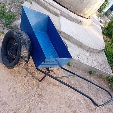 вертикальные вешалки для одежды: Садово-строительная тачка и тележка, Стальная, Двухколесная — 1