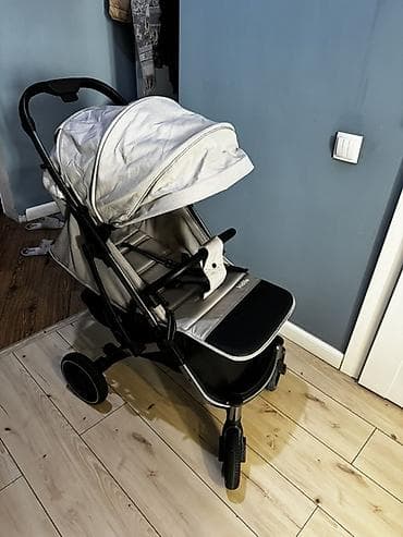 Прогулочная коляска Kidilo (серый цвет) круглогодичная коляска В — 2