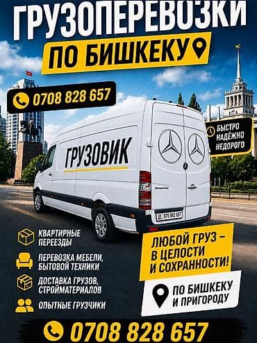 sprinter tdi: Грузоперевозки по Бишкеку и пригородам - Перевозка любых грузов — 1