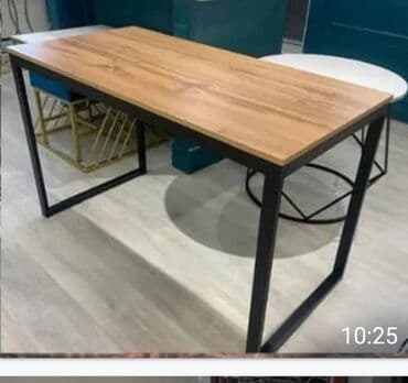 Стол для кафе, Новый, Прямоугольный, цвет - Коричневый