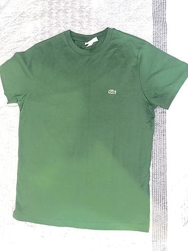 Личные вещи: Мужская футболка, S, Lacoste, Новый, цвет - Зеленый — 2