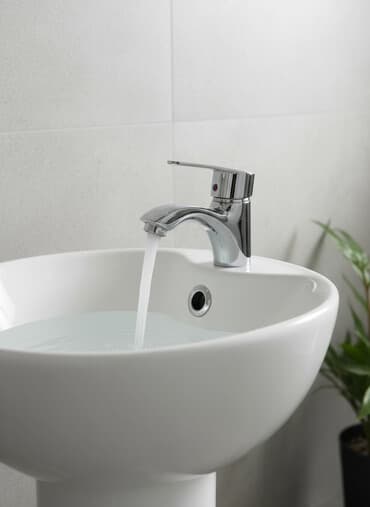 умывальник на: Однорычажный смеситель для умывальника (верхний монтаж). - Компактный — 1