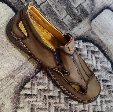 удобна летняя обувь: Мужские летние мокасины/сандалии 1000 сом - Тип: повседневная — 4