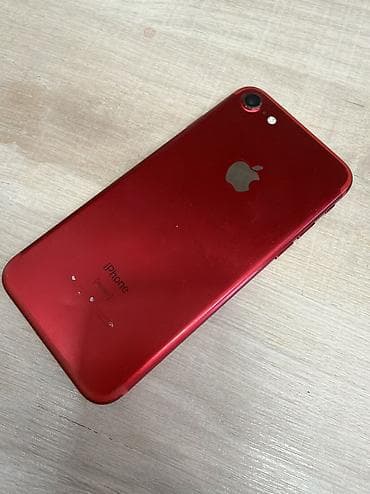 IPhone 7, Б/у, Красный, Коробка, 100 %