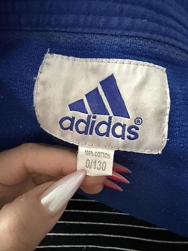 Комплекты одежды: Детское кимоно для дзюдо/самбо adidas, синее. - Комплект: куртка — 3
