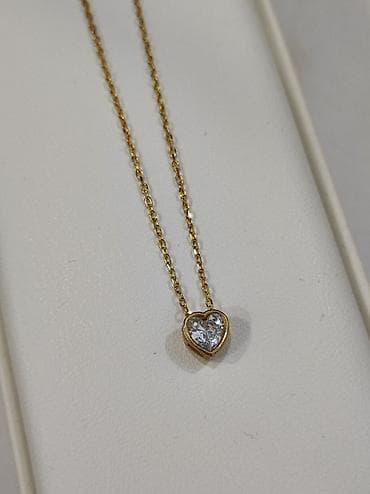 Серебряные колье: Серебряные колье, Проба 925, Женские, Новый, Циркон — 1