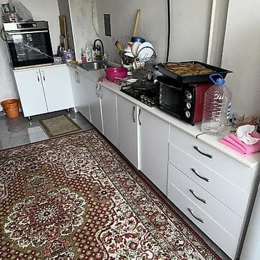 Кухонный гарнитур, Б/у, цвет - Белый, ДСП, Самовывоз — 2