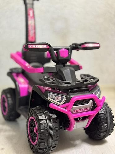 детские машинки толокары: Детский квадроцикл-каталка TROXSU (розово‑черный) Подарили на тушоо — 1