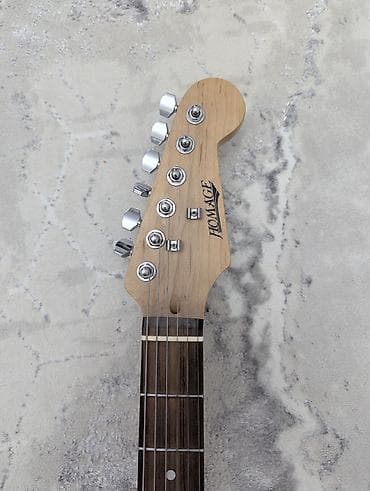 stratocaster: Электрогитара Homage + комбоусилитель Marshall MG10 + кабель Peavey — 2