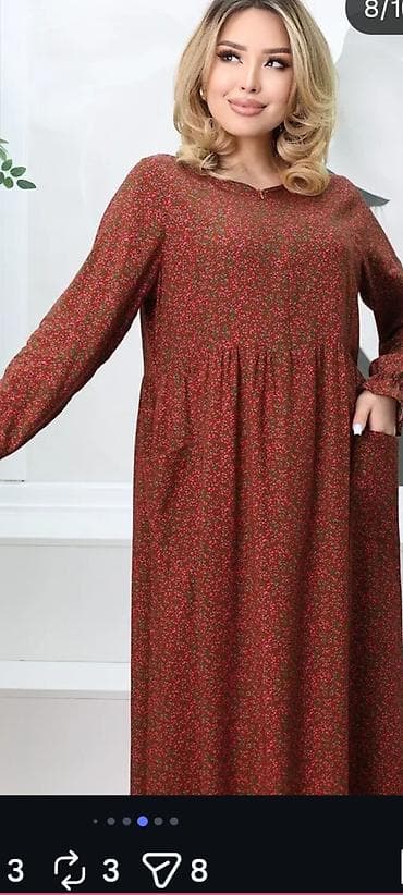 ремень пояс: Повседневное платье, Лето, Длинная модель, Прямое, Все размеры — 4
