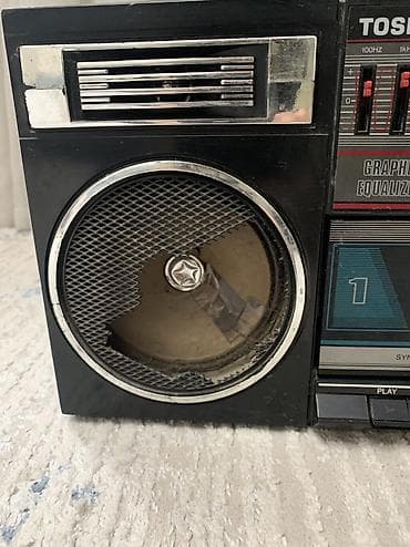Другие товары для дома: Магнитофон мафон магнитола TOSHIBA RT-6066 раритет винтаж. Радио — 8